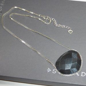 Silpada N2917 Sterling Silver Hematite Ignite Necklace .925 Pendant